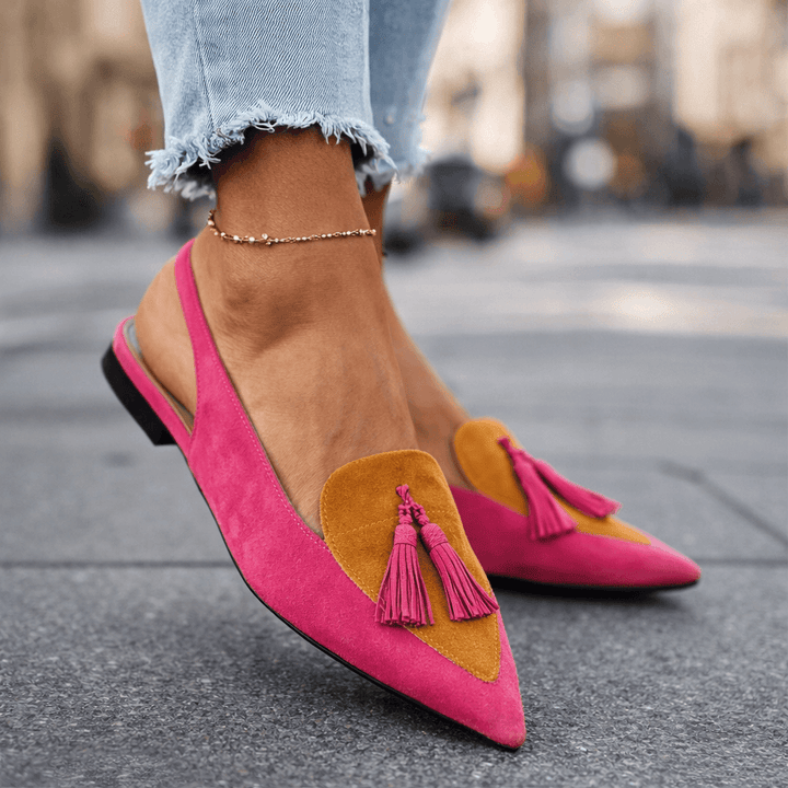Lorena Tassel Strap Sandals