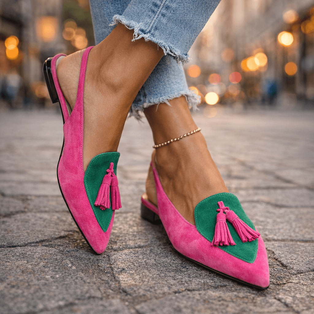 Lorena Tassel Strap Sandals