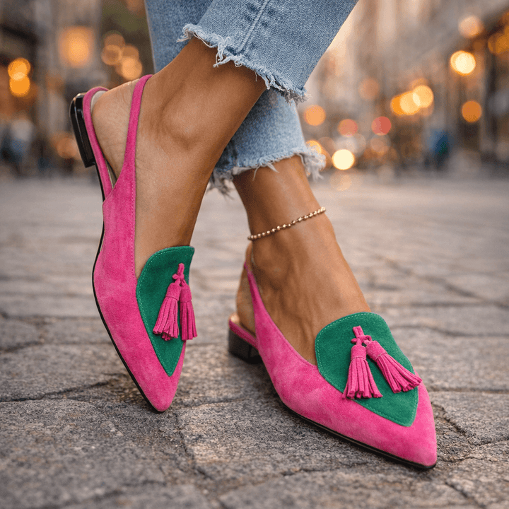 Lorena Tassel Strap Sandals