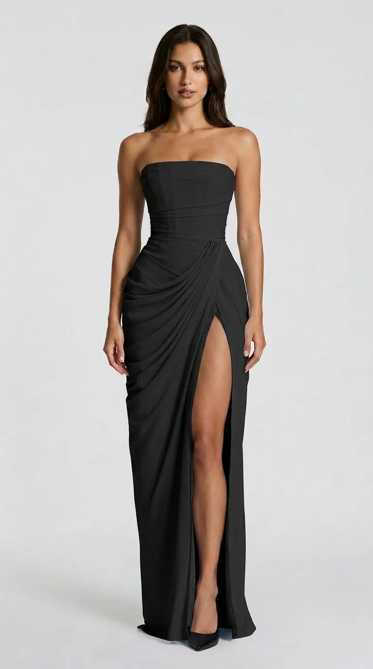 Valenza Sculpted Maxi Dress