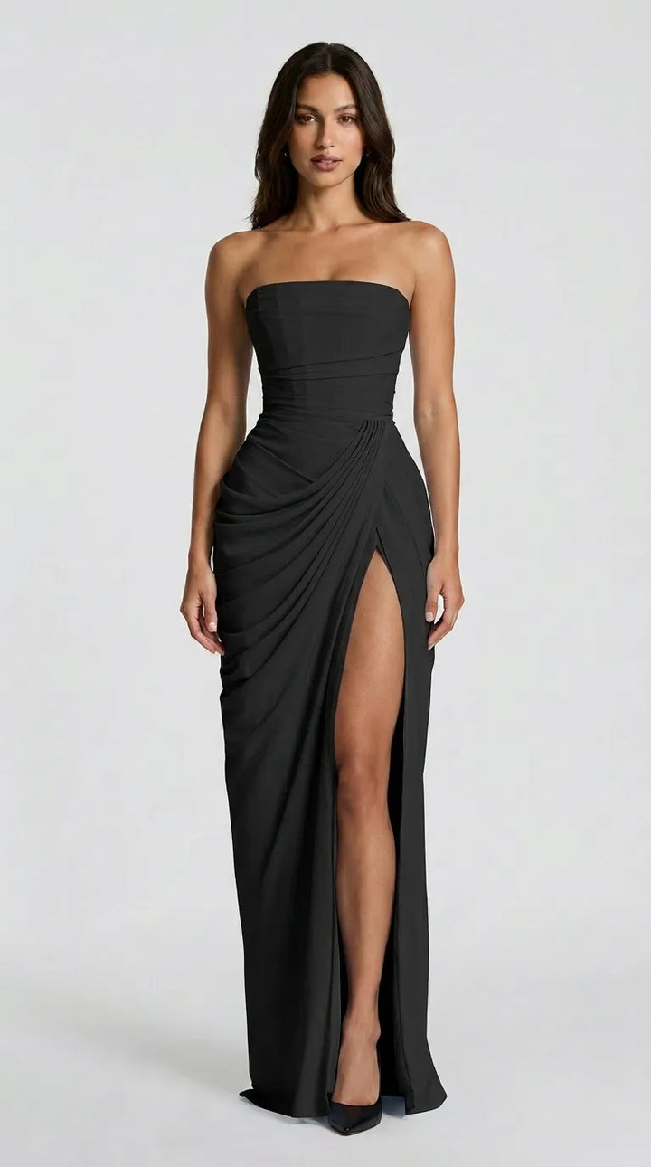 Valenza Sculpted Maxi Dress
