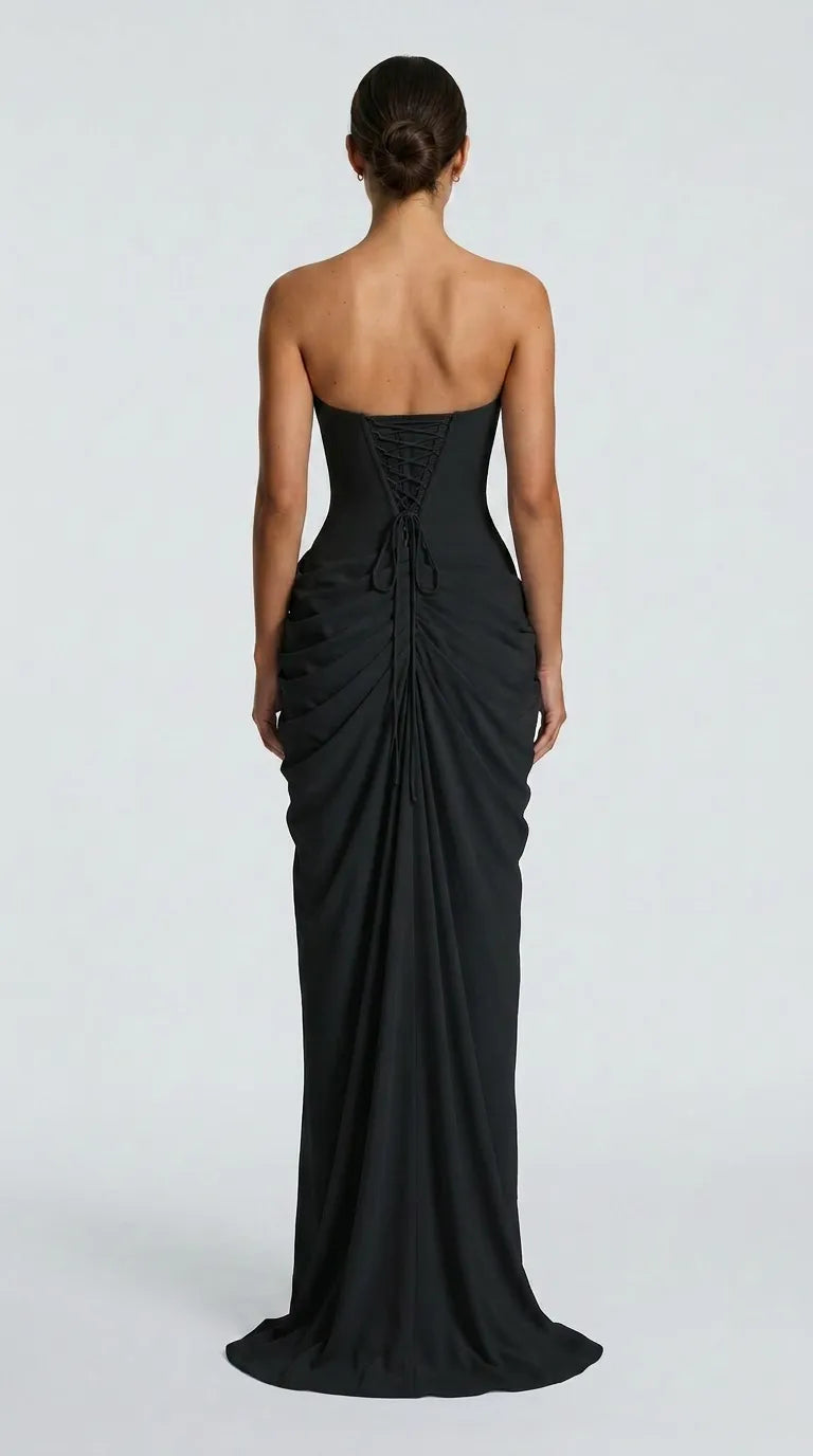 Valenza Sculpted Maxi Dress