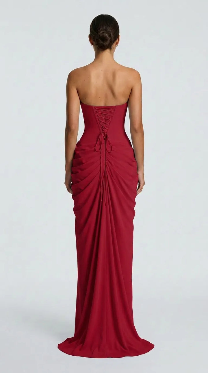 Valenza Sculpted Maxi Dress
