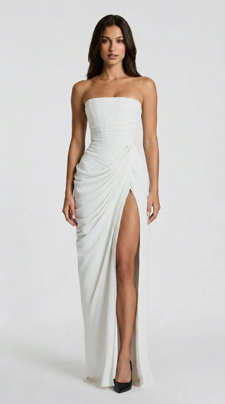 Valenza Sculpted Maxi Dress