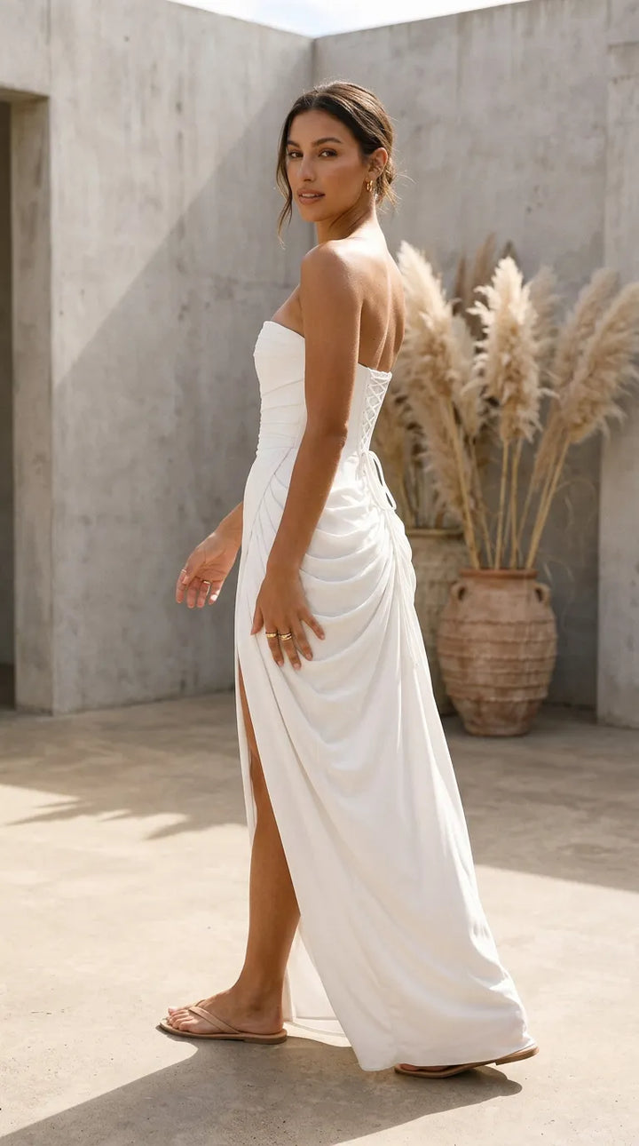 Valenza Sculpted Maxi Dress