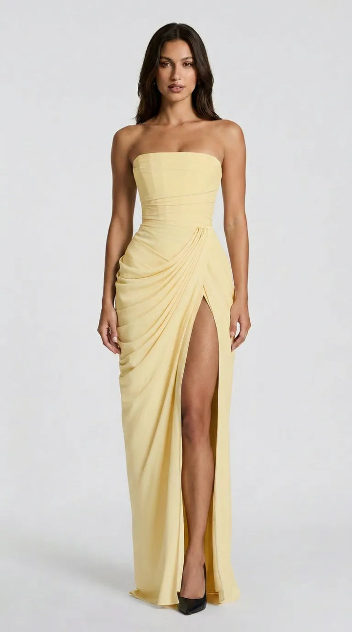 Valenza Sculpted Maxi Dress