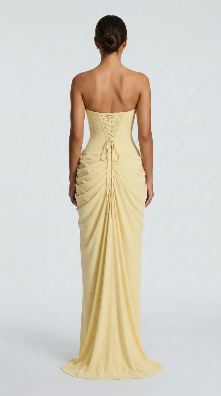 Valenza Sculpted Maxi Dress