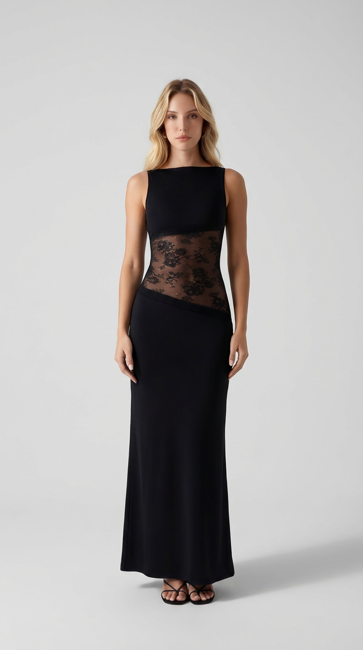 Céline Veil Cut Maxi