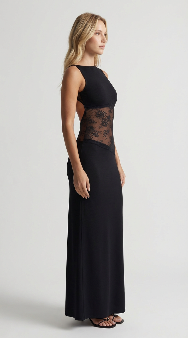 Céline Veil Cut Maxi