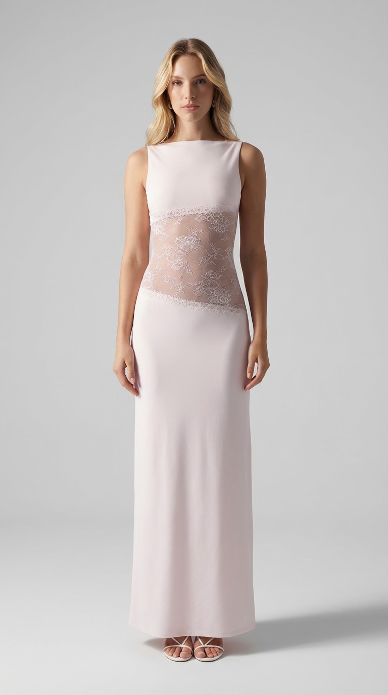 Céline Veil Cut Maxi