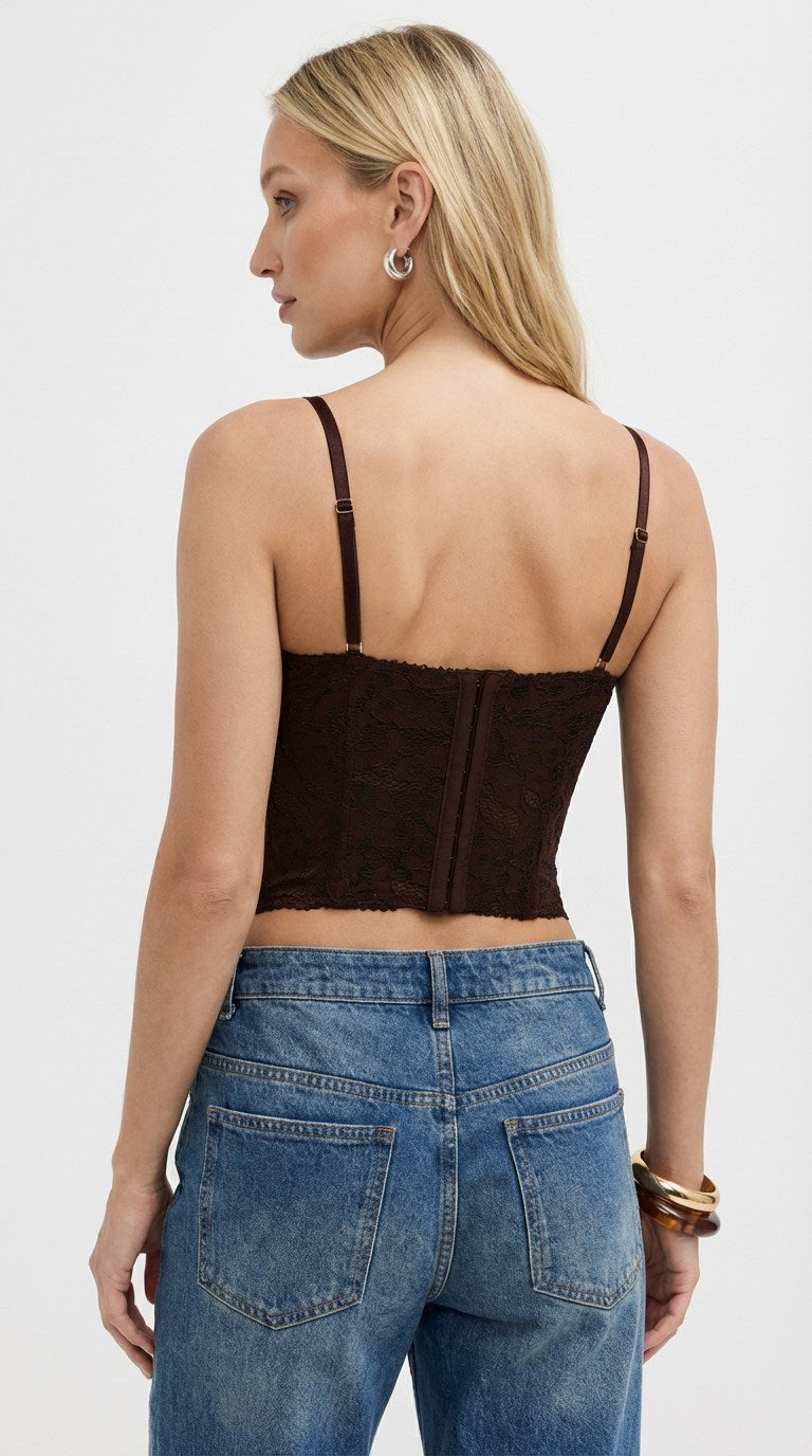 Ella Lace Corset Top