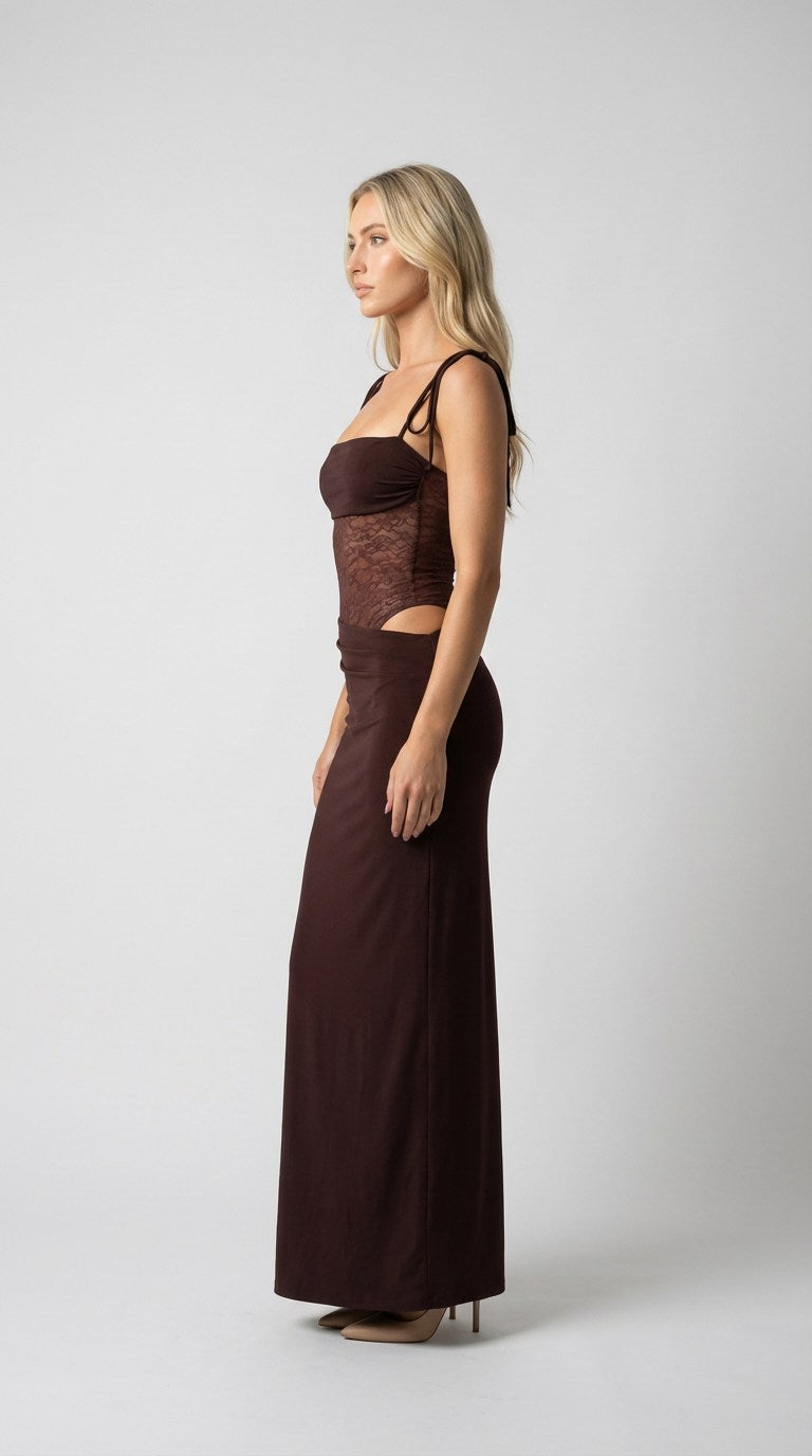 Céline Romantic Lace Maxi