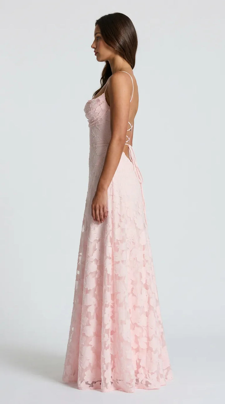 Aria Devoré Lace Maxi Dress