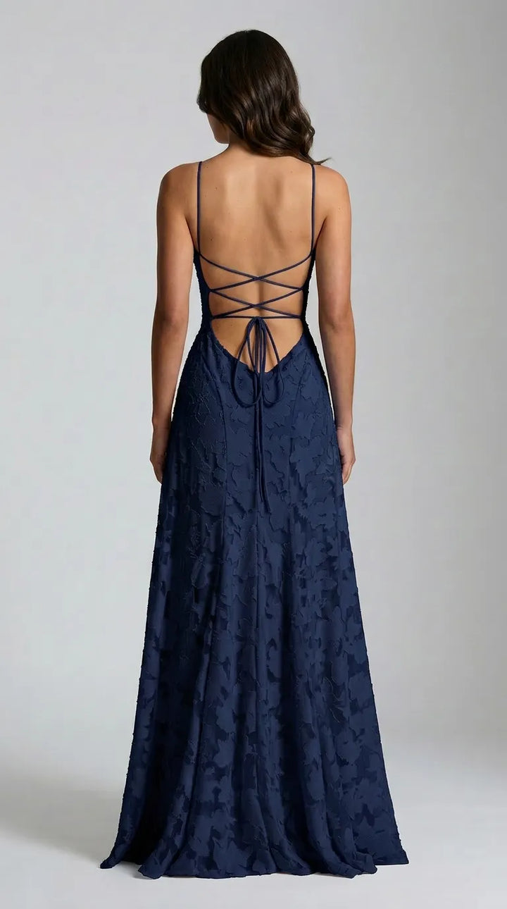 Aria Devoré Lace Maxi Dress