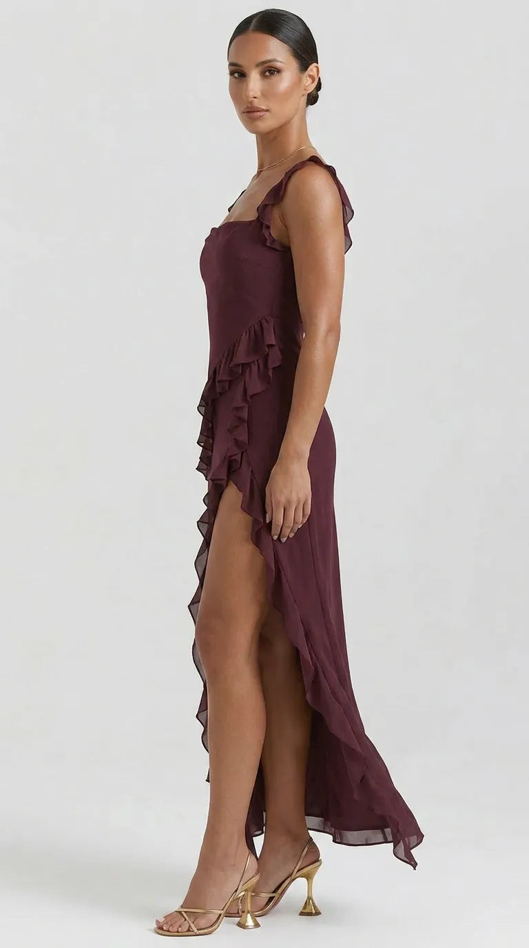 Sienna Ruffle Maxi Dress
