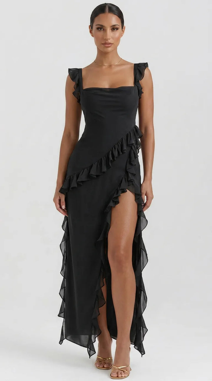 Sienna Ruffle Maxi Dress