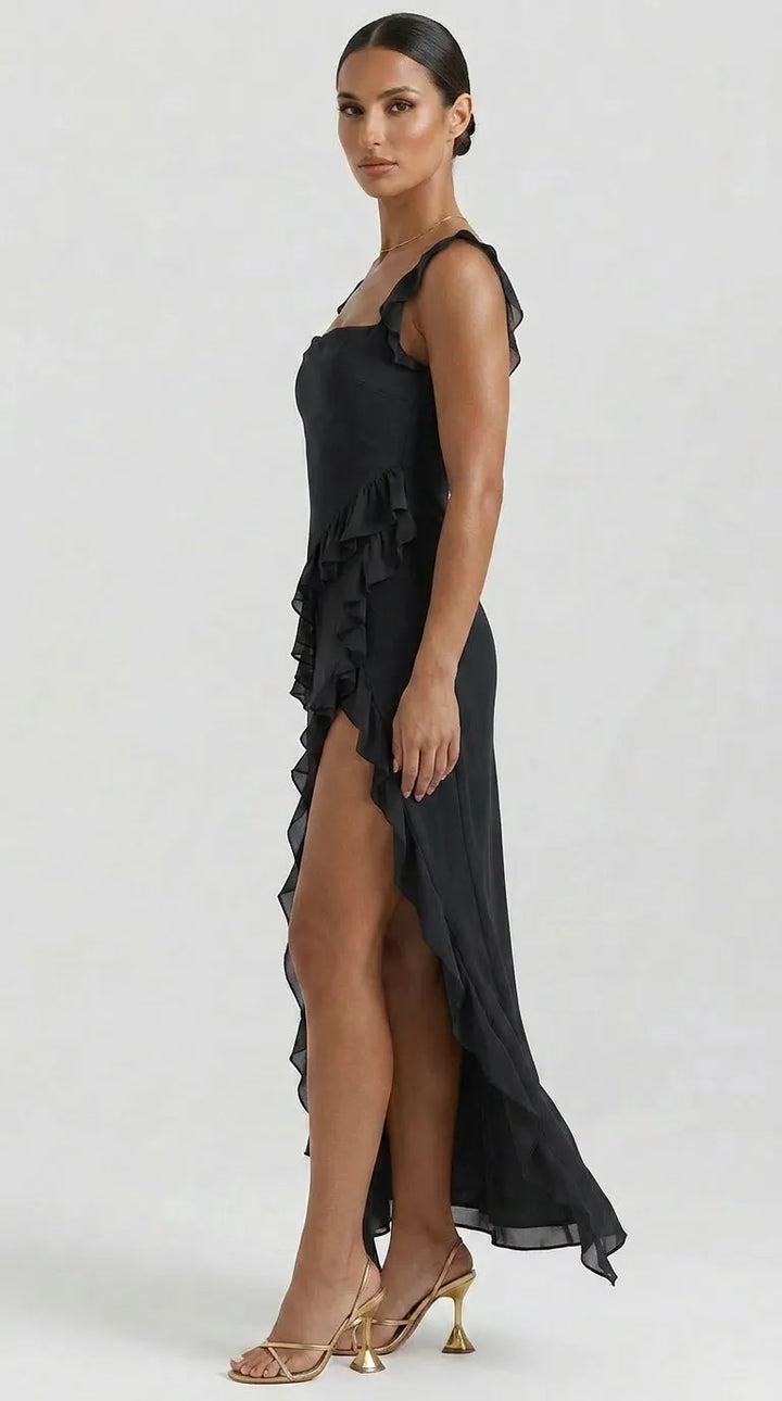 Sienna Ruffle Maxi Dress