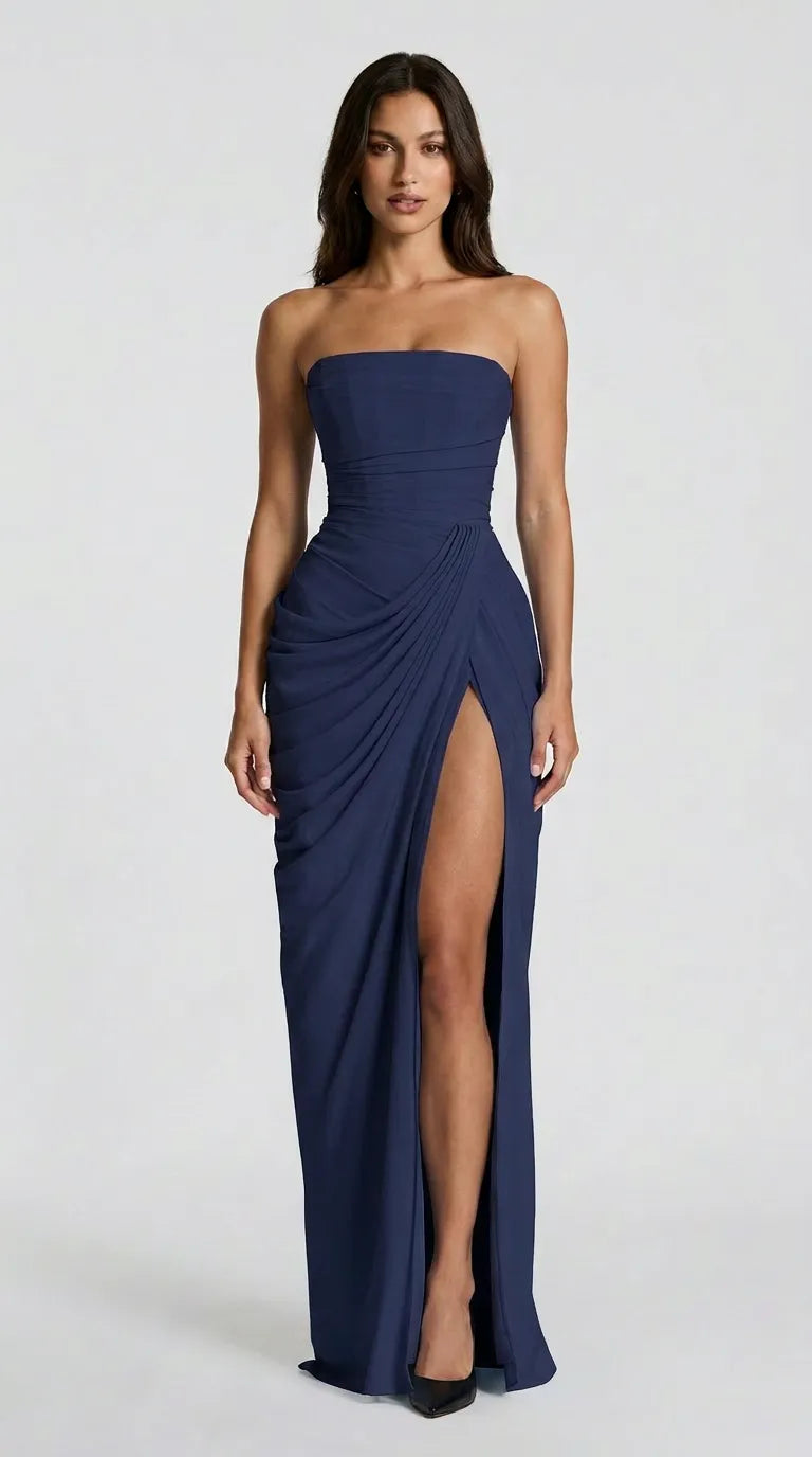 Valenza Sculpted Maxi Dress